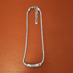 Brighton Silver Snake Chain Necklace Classic Design